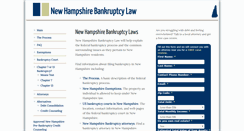 Desktop Screenshot of newhampshirebankruptcy.com