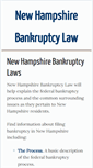 Mobile Screenshot of newhampshirebankruptcy.com
