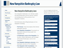 Tablet Screenshot of newhampshirebankruptcy.com